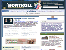 Tablet Screenshot of akontroll.hu
